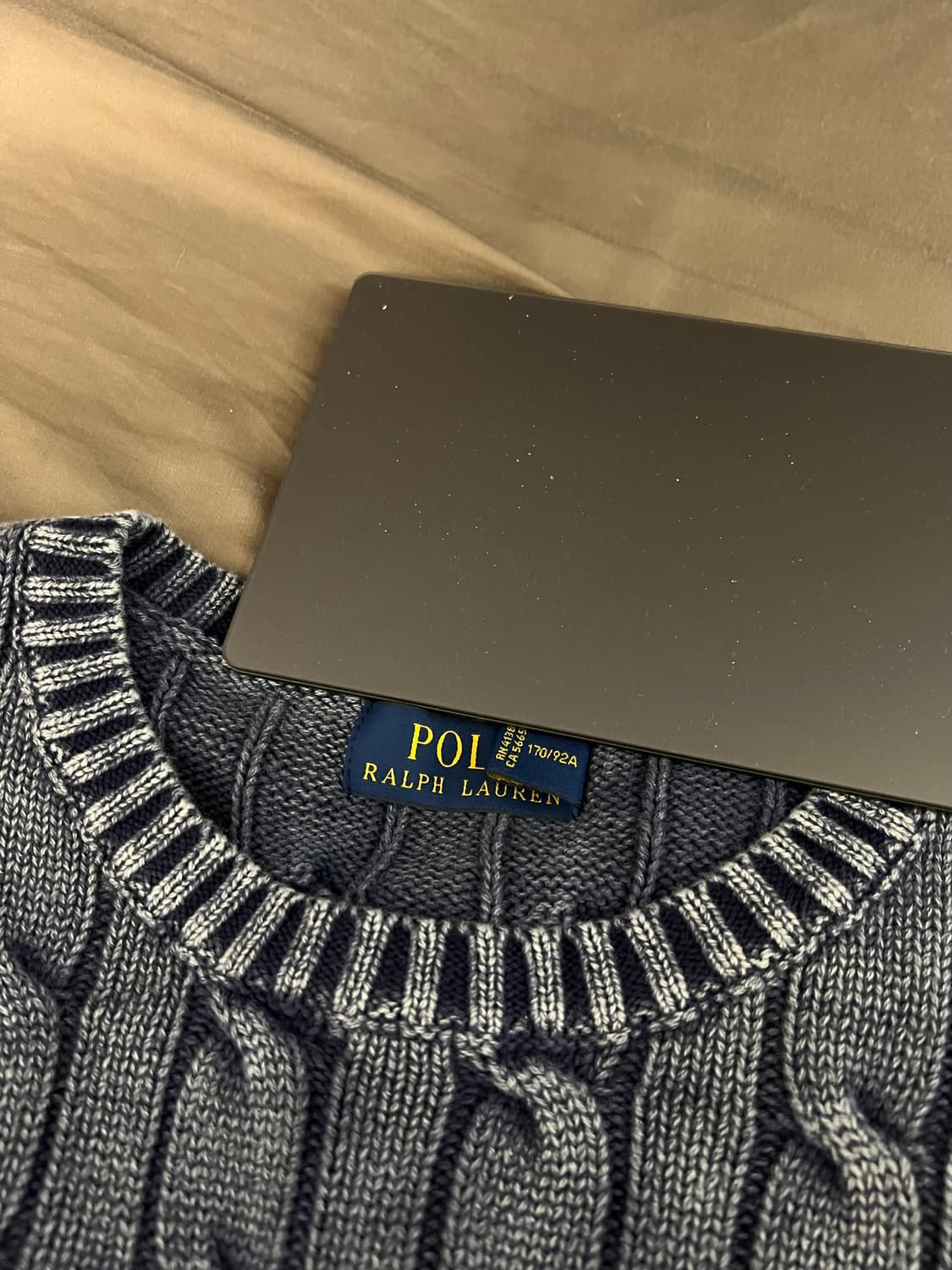 폴로 랄프로렌 워싱 케이블니트 s 상품이미지4