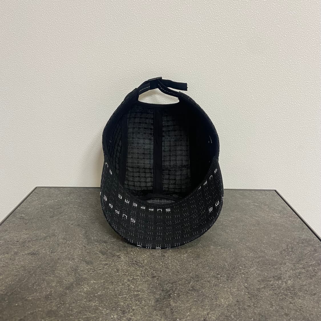 (OS) 슈프림 박스로고 캠프캡 모자 스티치 자카드 블랙 상품이미지5