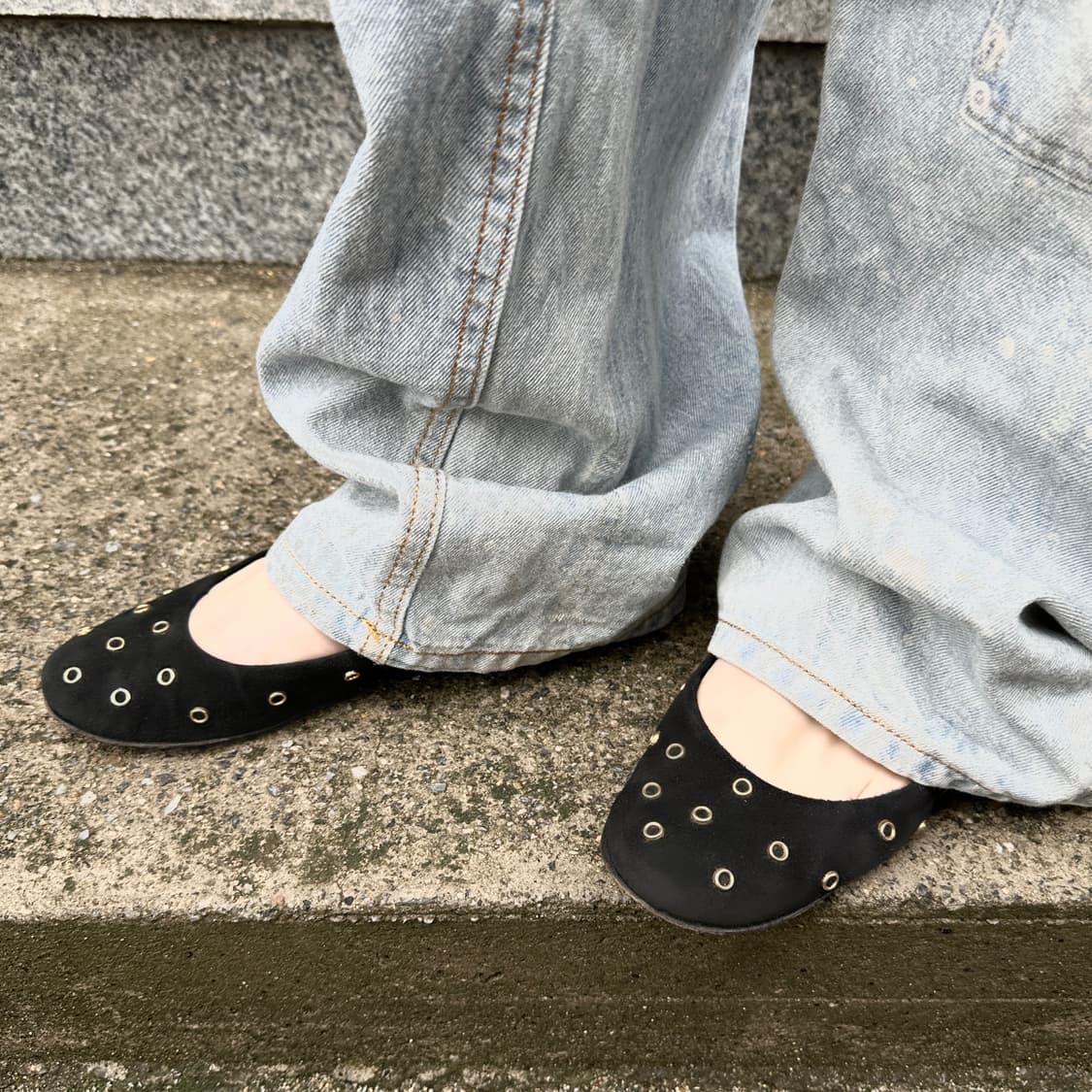 00s 쥬세페 자노티 스웨이드 발레 플랫 상품이미지7