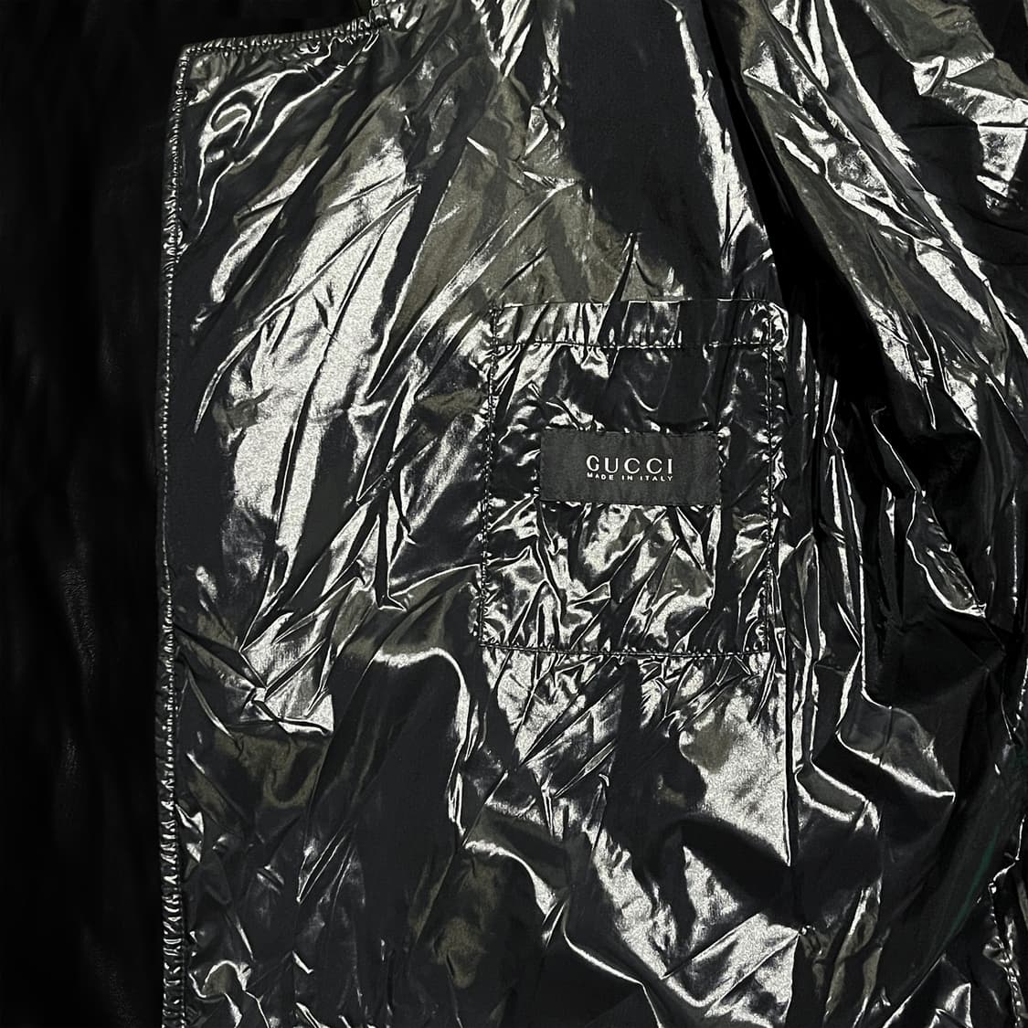 구찌 광택 라이더 패딩 자켓 상품이미지6