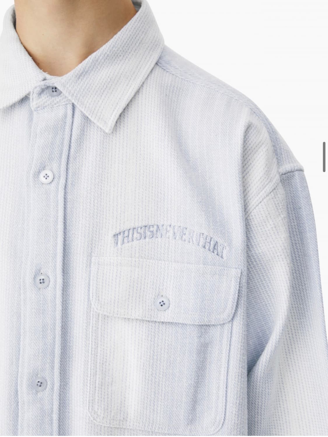 thisisneverthat striped plannel shirts 상품이미지1