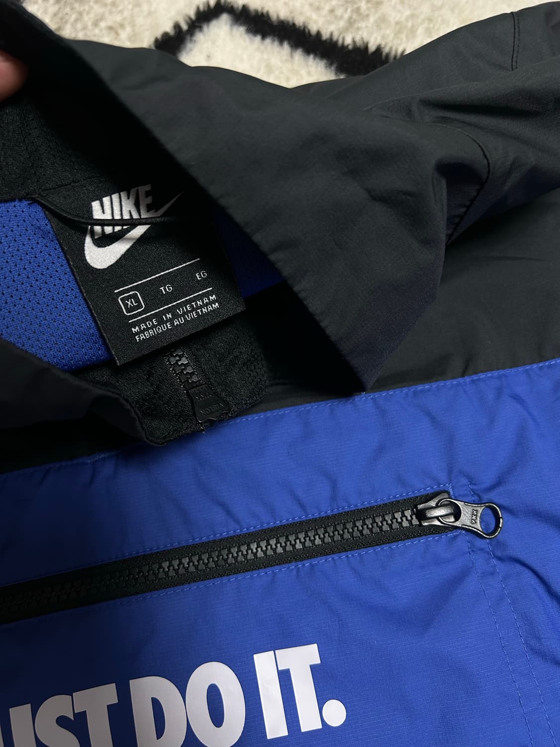 [실측2XL]나이키 Jdi 우븐 아노락/블랙블루 상품이미지6