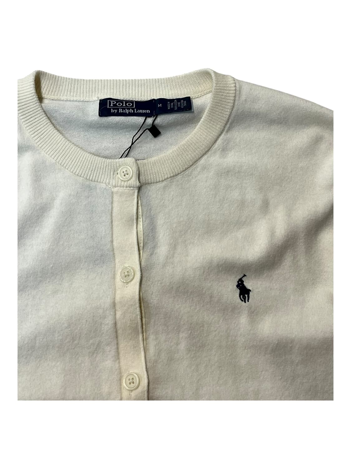 폴로 랄프로렌 가디건 아이보리 M #csz1928 상품이미지4