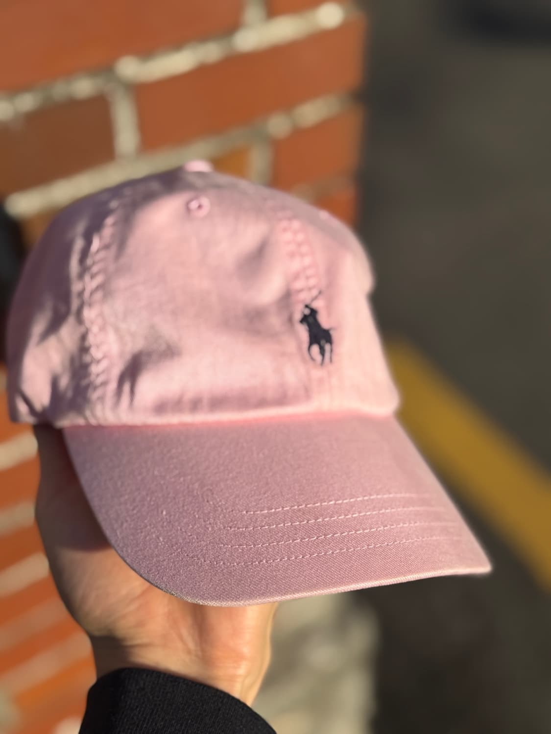 폴로 핑크 캡 상품이미지5