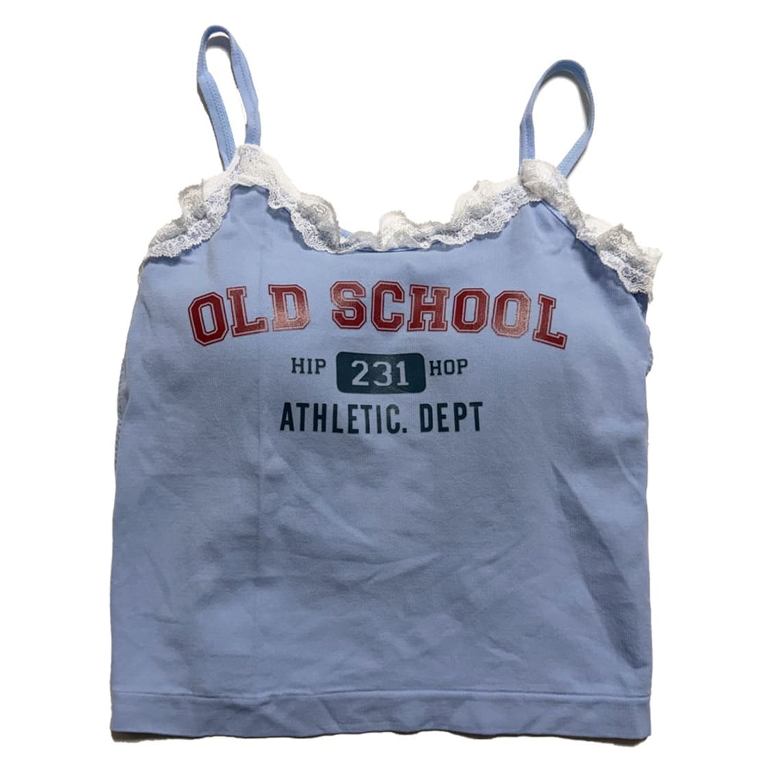 새상품 올드스쿨 레이스 캡내장 끈나시 (스카이블루) 상품이미지1