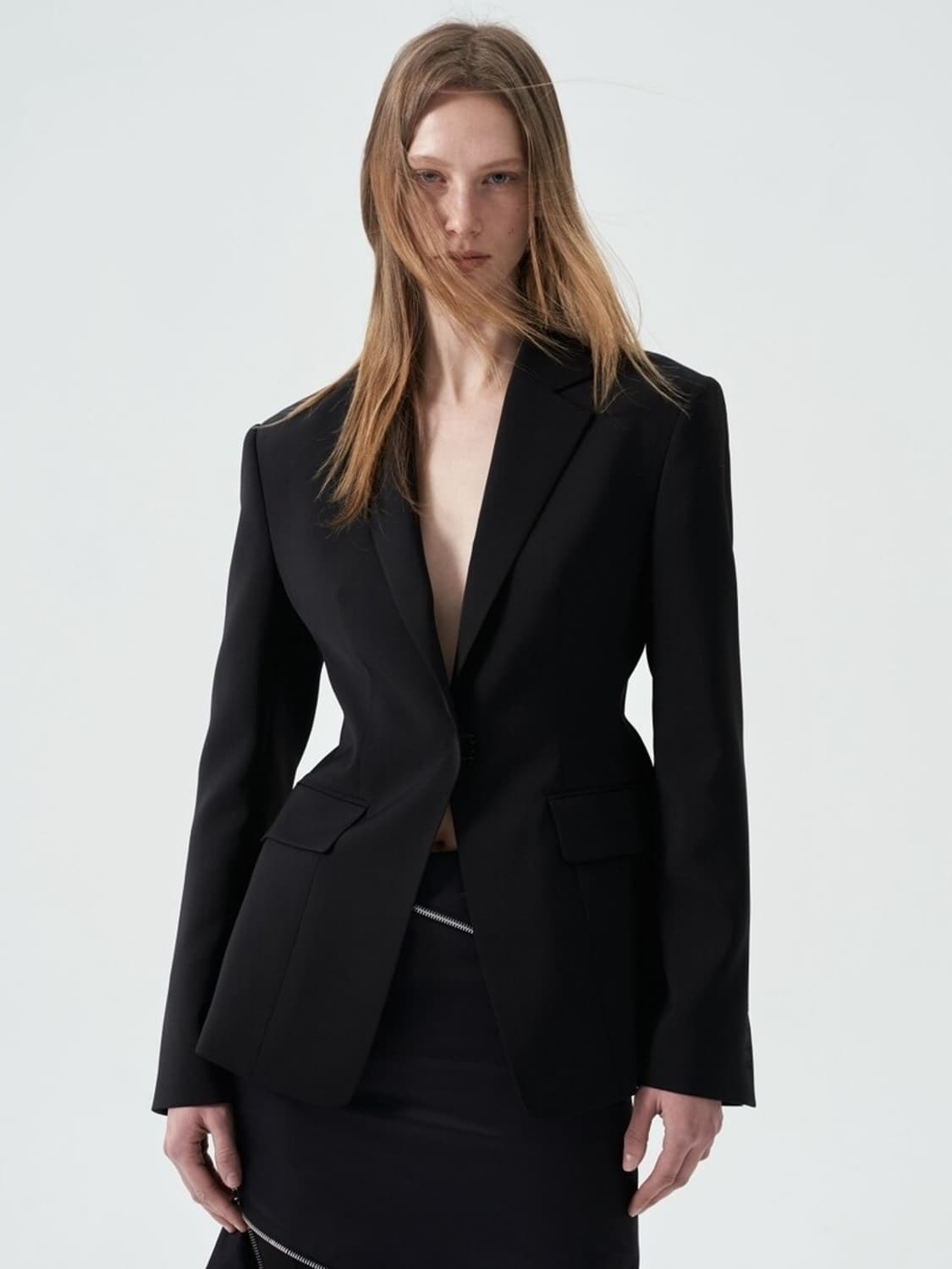 *스타일리스트 최실장님 추천 동령 테일러드 자켓 블랙 상품이미지1