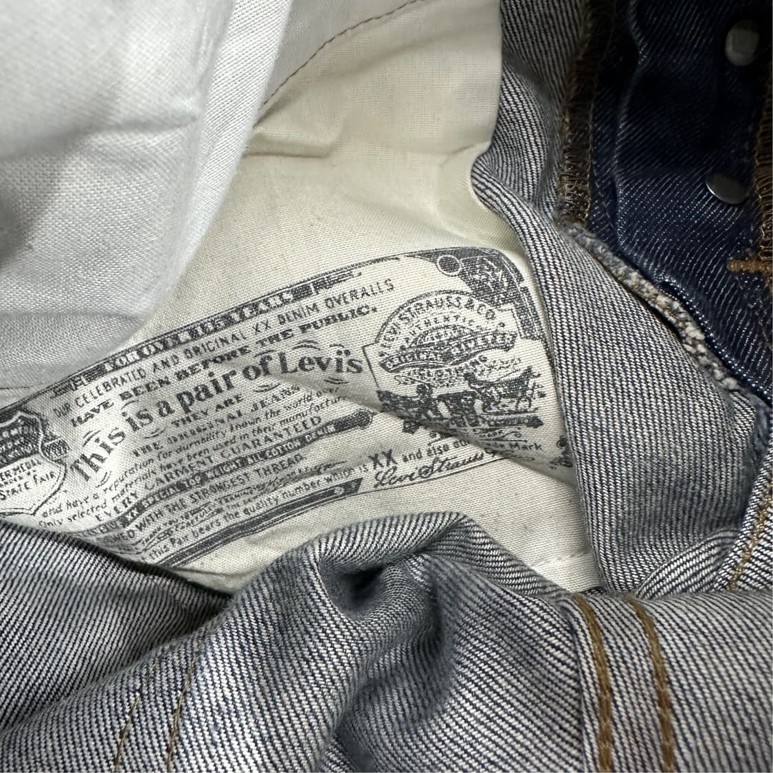 31 90's~00's 리바이스 501 남자 워싱 데님 청바지 상품이미지7