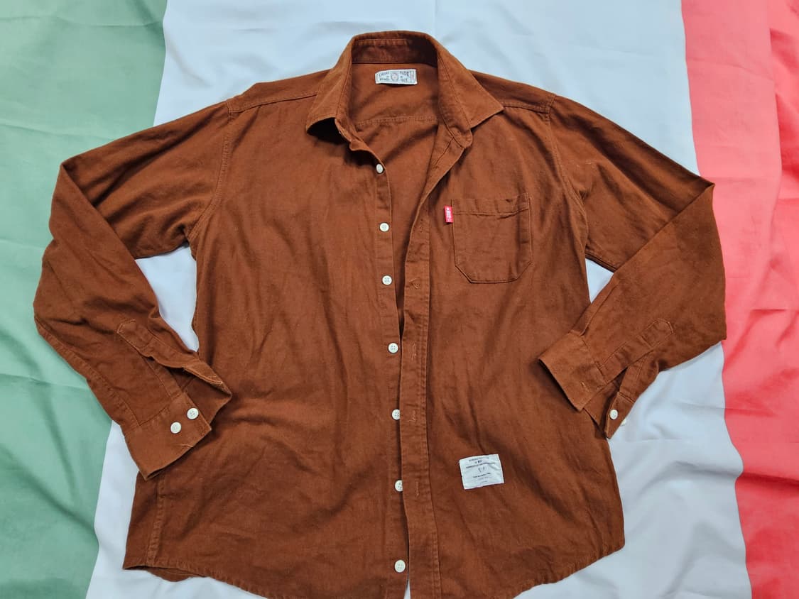 빈티지 브라운 셔츠  상품이미지1