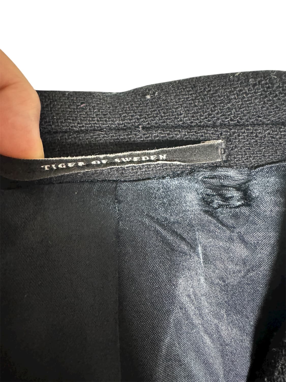 TIGER OF SWEDEN 싱글 울 코트 블랙 50 상품이미지3