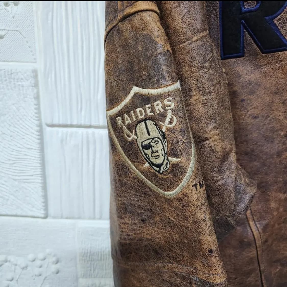 90s NFL 공식 가죽자켓 상품이미지6