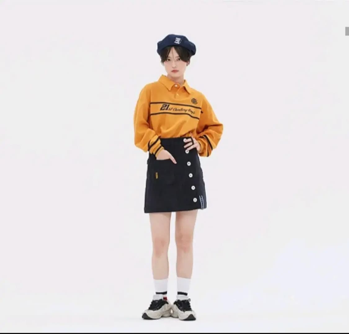 새상품,S,단종) 로맨틱크라운 21st Century Boys 카라맨투맨 상품이미지2