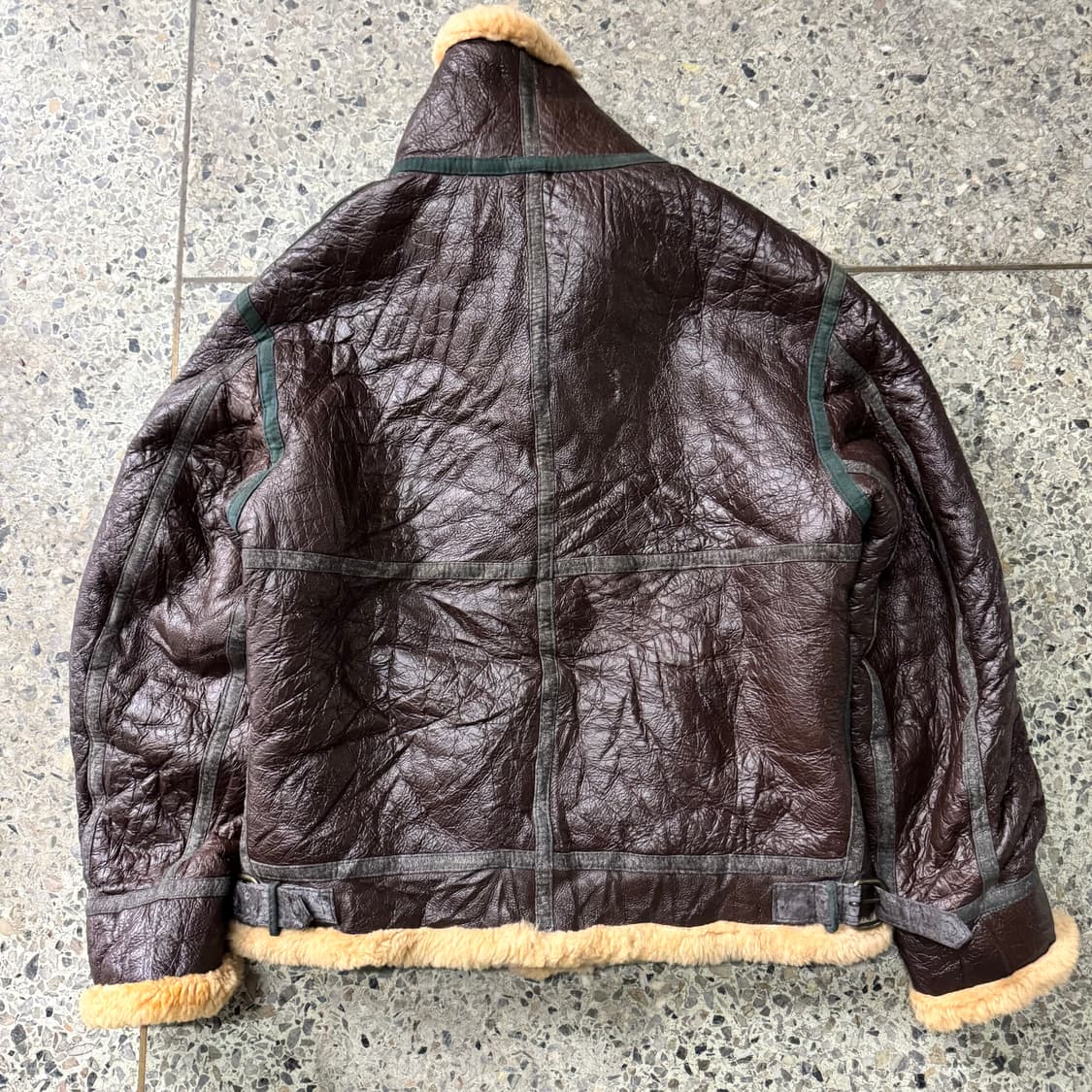 [XL] 빈티지 B3 무통 무스탕 자켓 상품이미지2