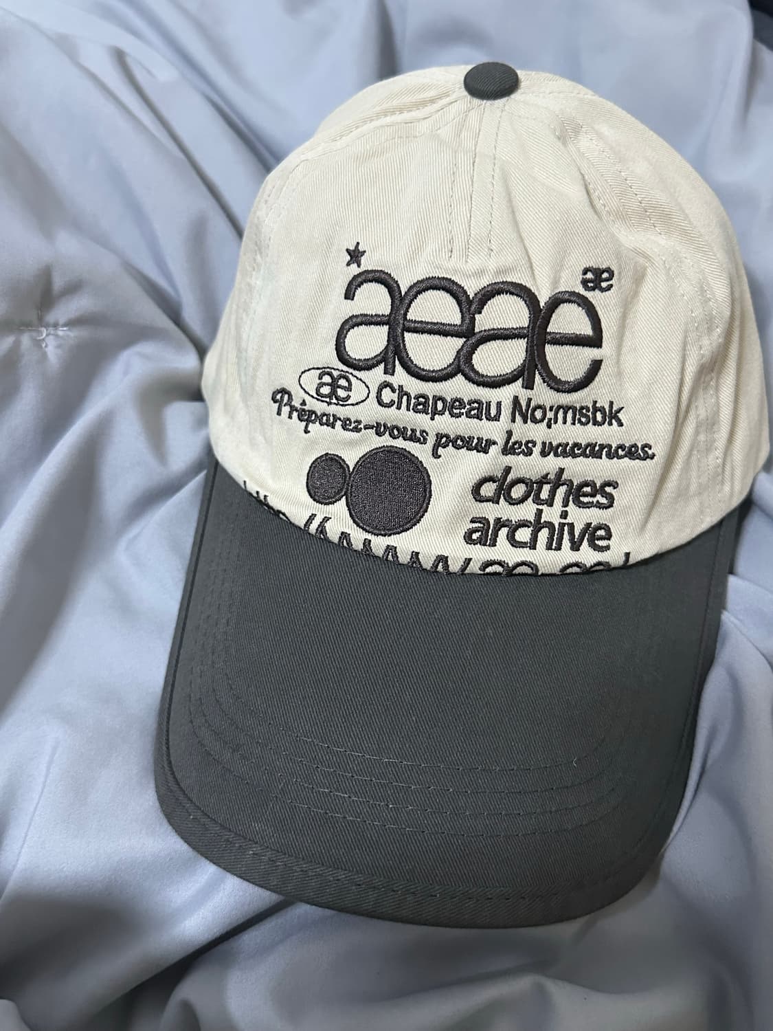 aeae 에이이에이이 모자 WEB LOGO CAP 상품이미지1