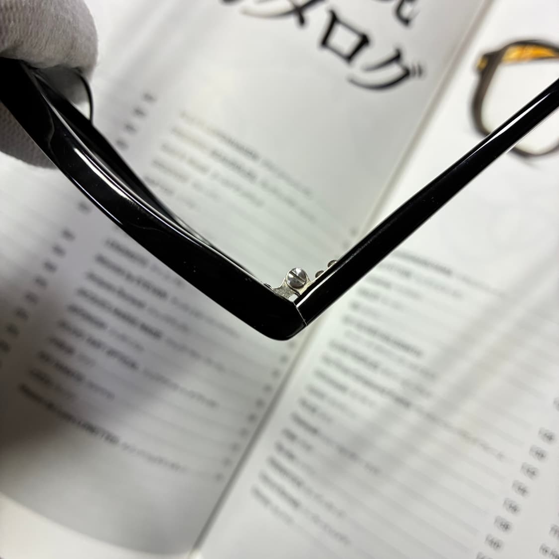 角矢甚治郎作 카도야 진지로 사쿠 일본 장인 셀룰로이드 안경 상품이미지4