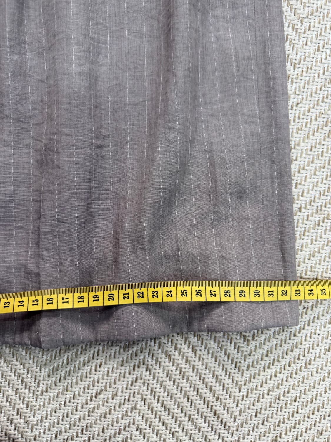 정품) TIME 타임 한섬 20ss 스트라이프 와이드 팬츠 64(26) 상품이미지10