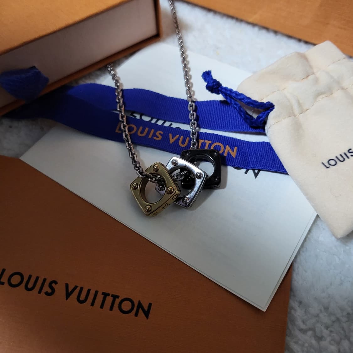 [새상품급/풀구성]루이비통 모노그램 볼드 목걸이 상품이미지2