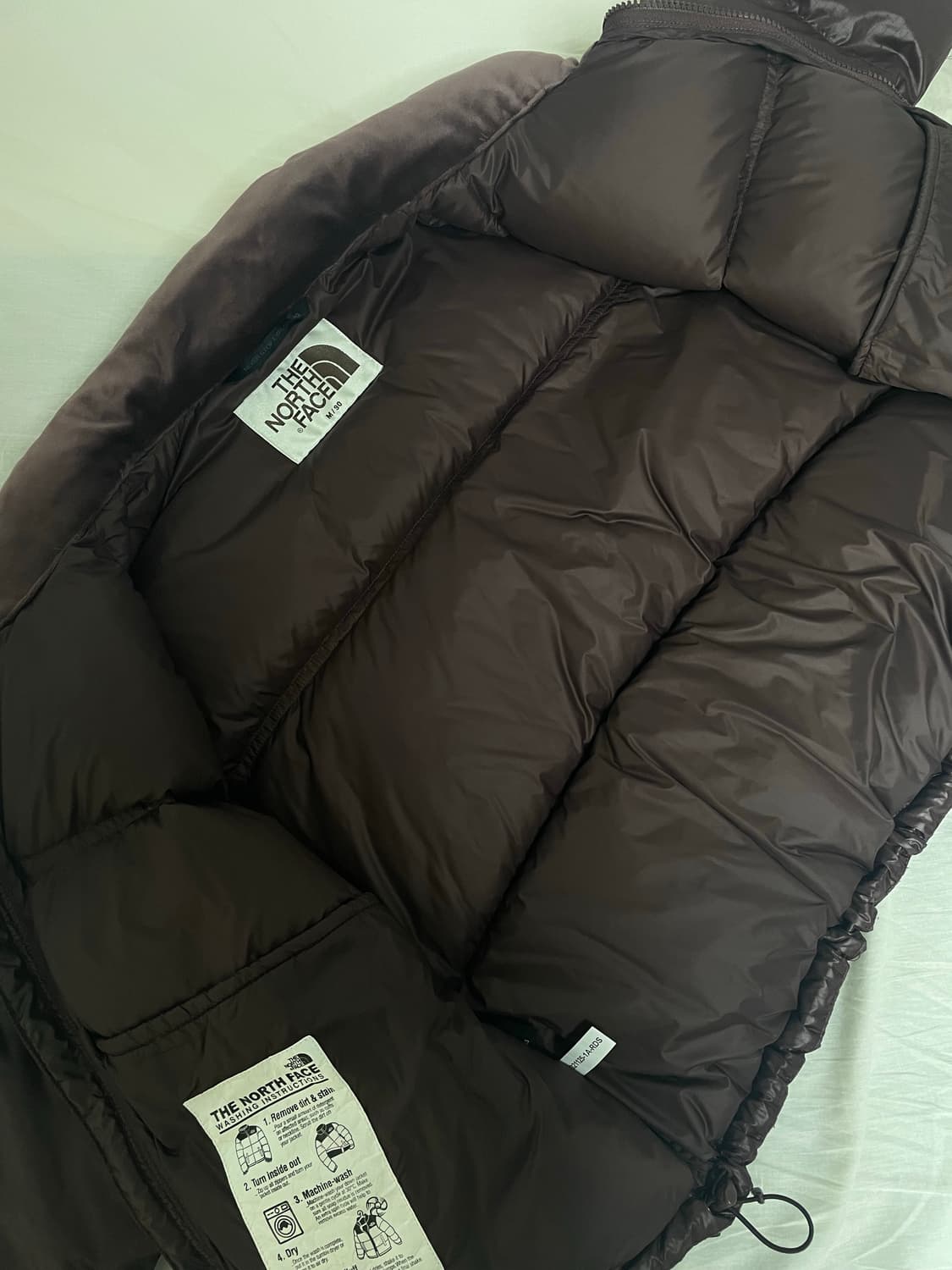 노스페이스 화이트라벨 노벨티 눕시 다운 자켓 코코아 브라운 상품이미지4