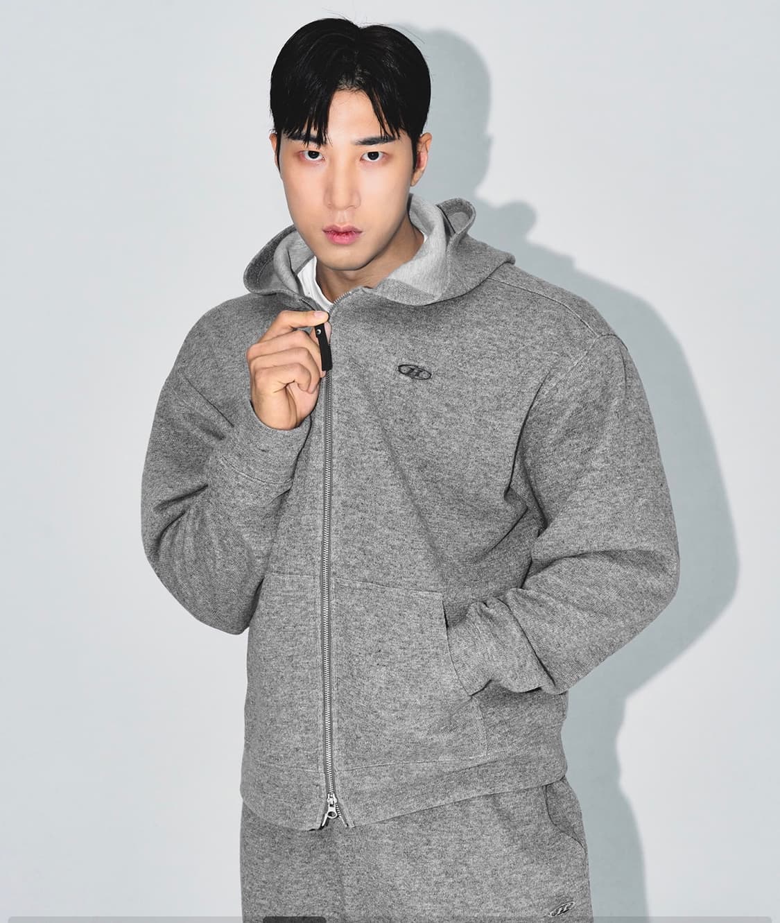 본투윈 니트 집업 2사이즈 상품이미지1