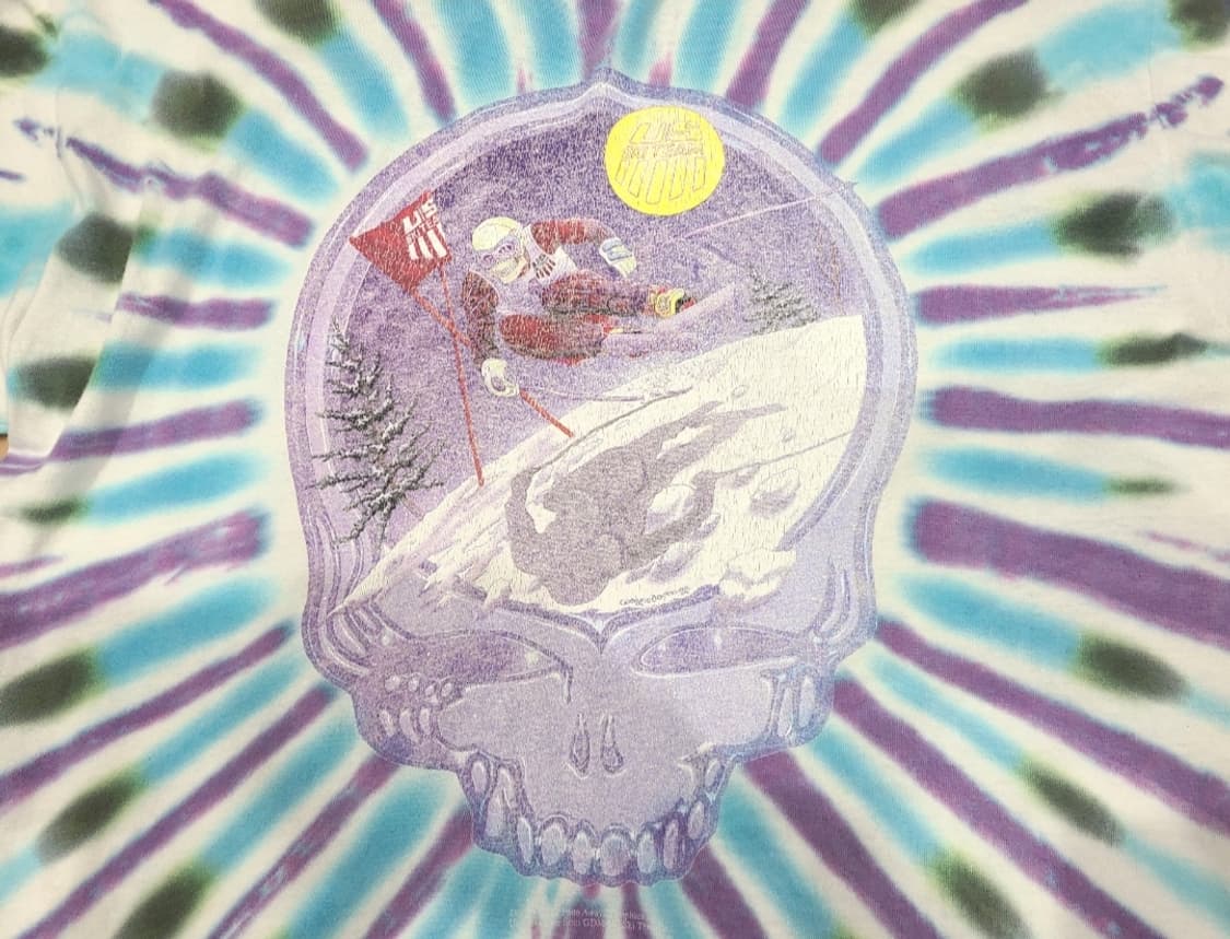 90년대 US SKI TEAM x 그레이트풀데드 타이다이 상품이미지1