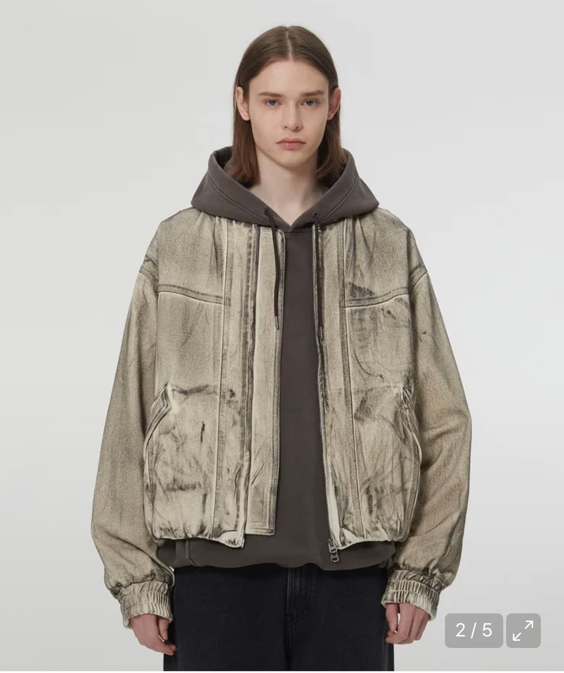 일꼬르소 더티워싱 MA-1 상품이미지2