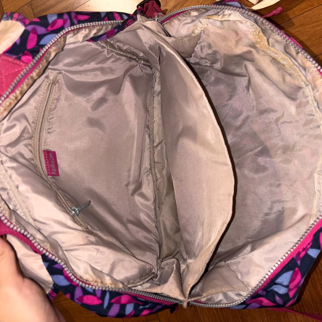 키플링 레트로 백팩 퍼플 상품이미지5