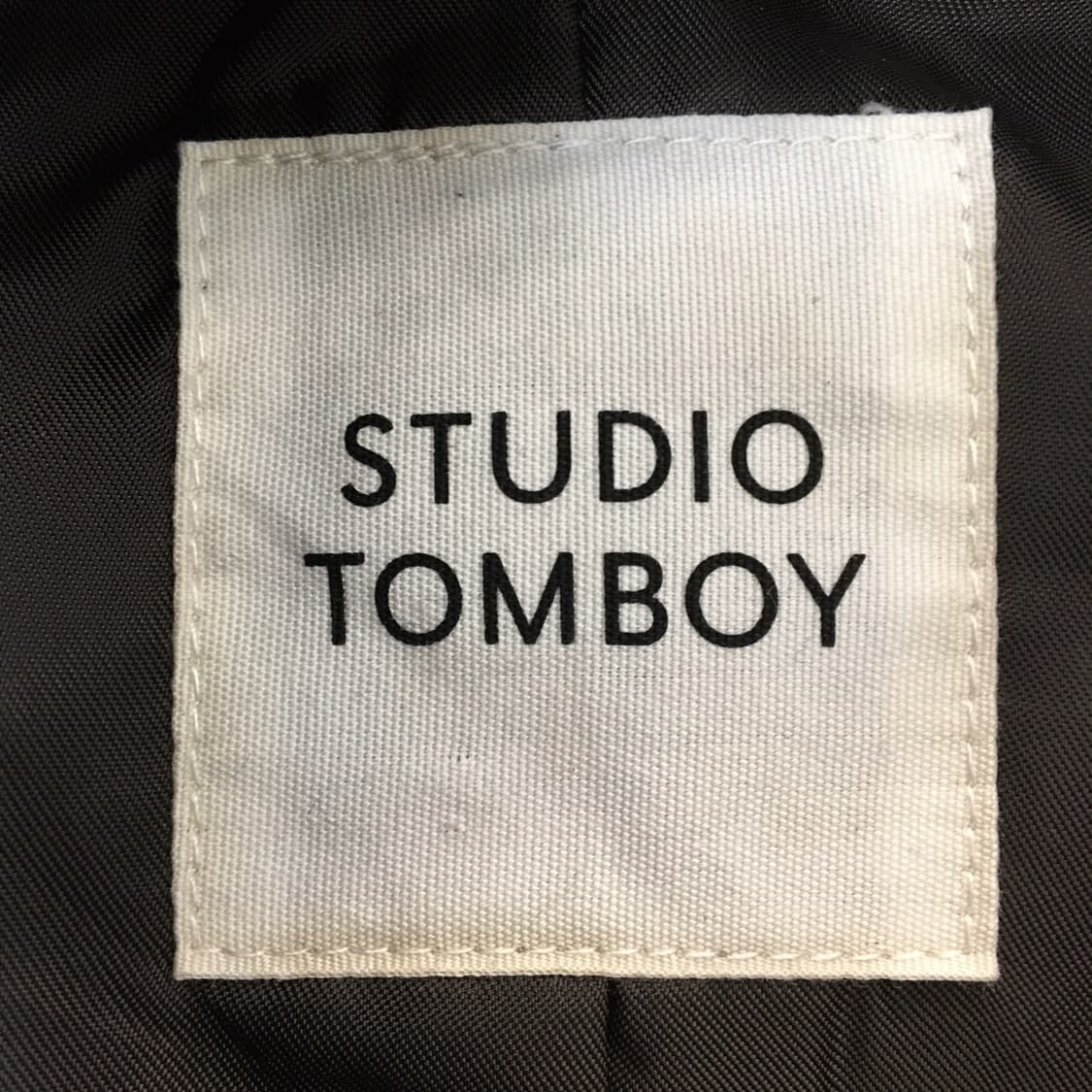 스튜디오톰보이 체크 울 오버코트 FREE  상품이미지6