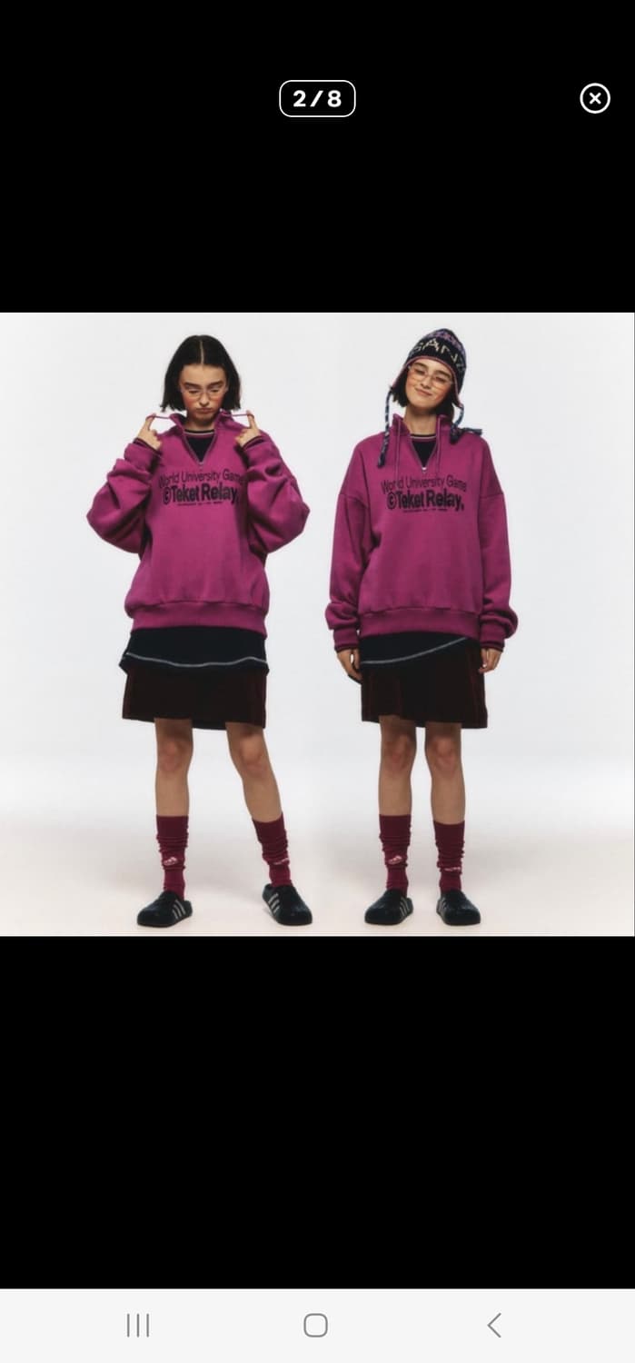 테켓 하프집업 맨투맨 상품이미지2