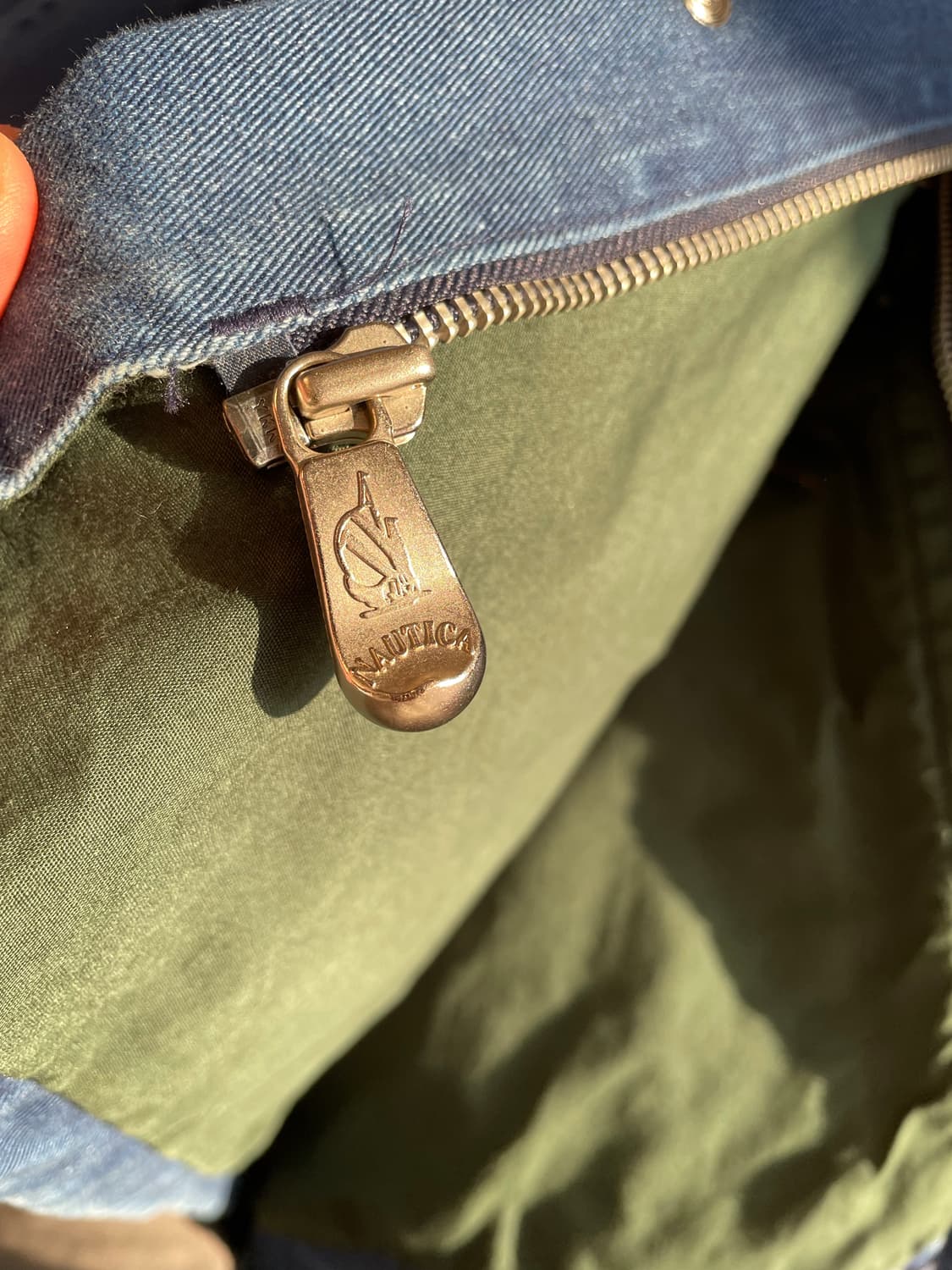 90s nautica 데님 코트 상품이미지7