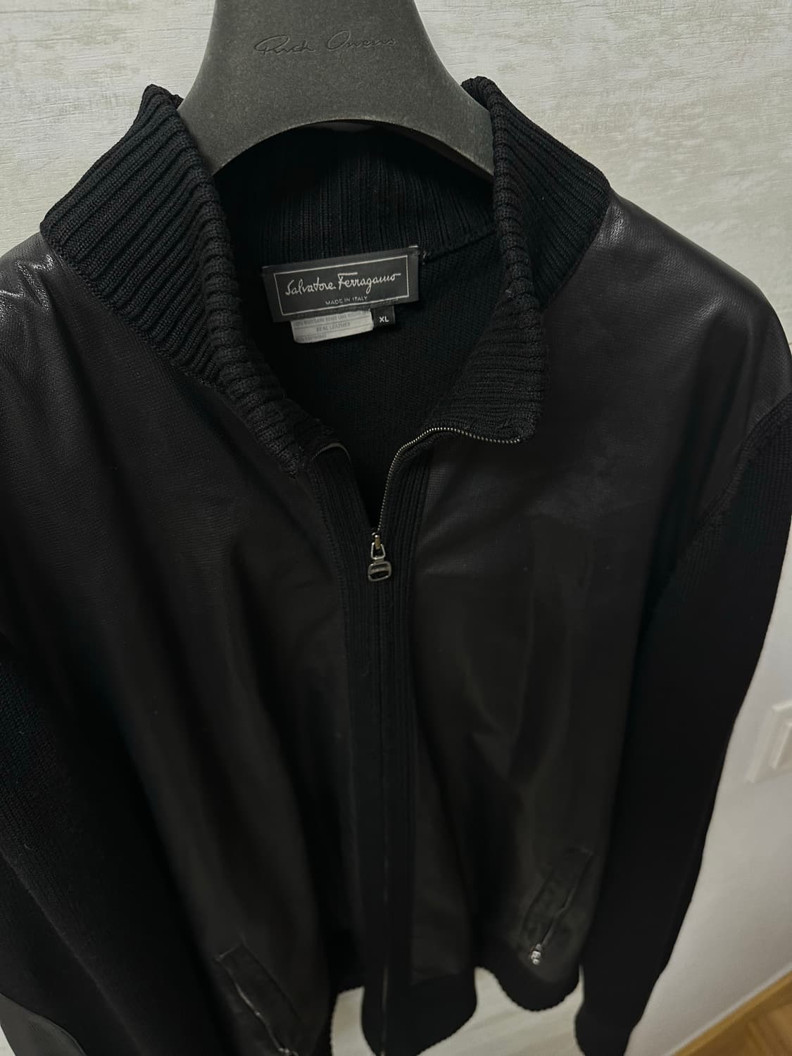 페라가모 레더 아우터 자켓 XL 상품이미지2