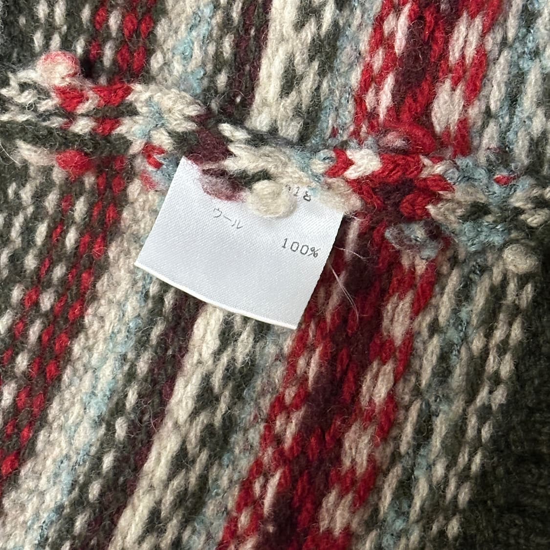 TARGA 노르딕 집업 울 가디건 (S) 페어아일 상품이미지9