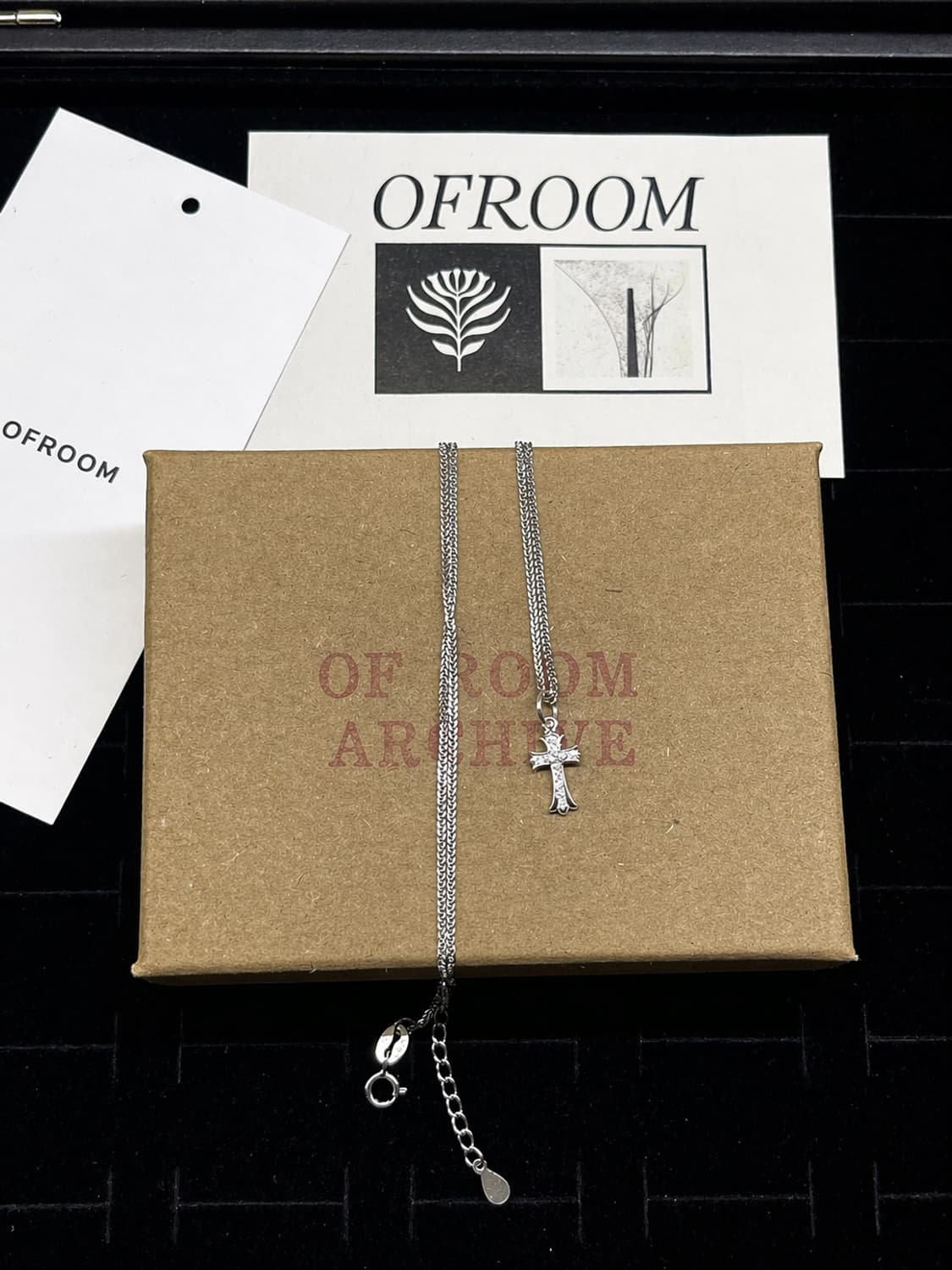 미니 크로스 팬던트 목걸이 (실버925 은목걸이) 상품이미지3