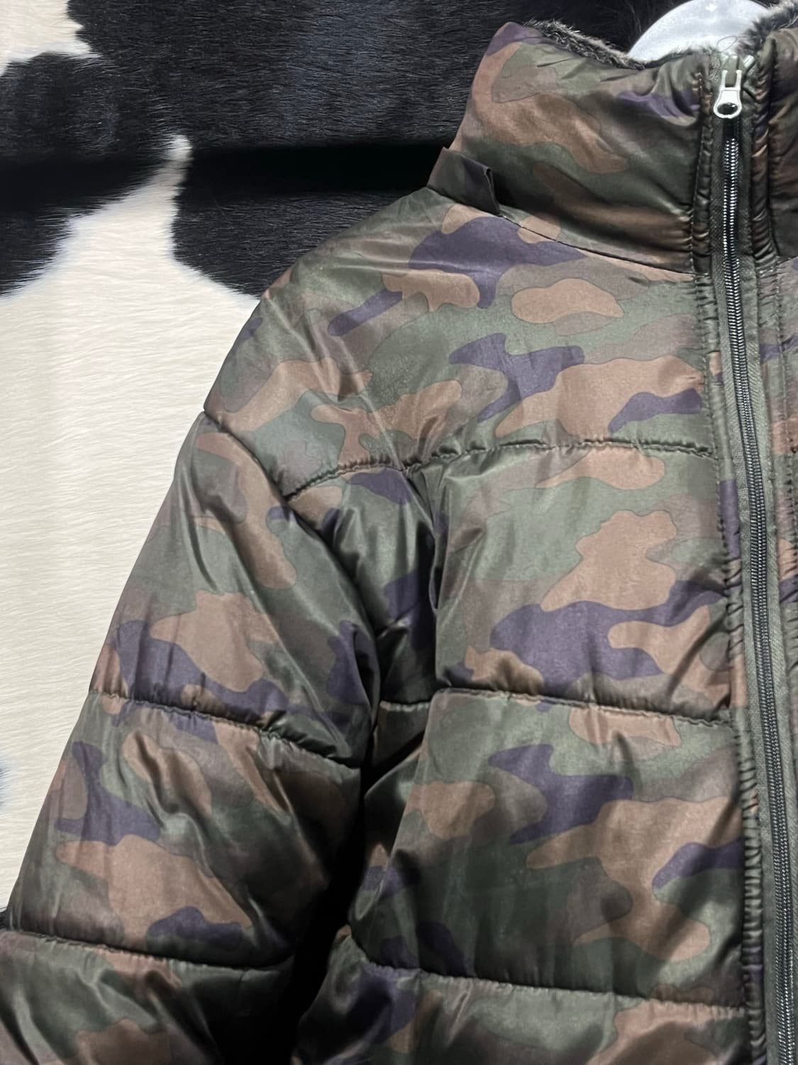 카모프린팅 패딩 상품이미지4