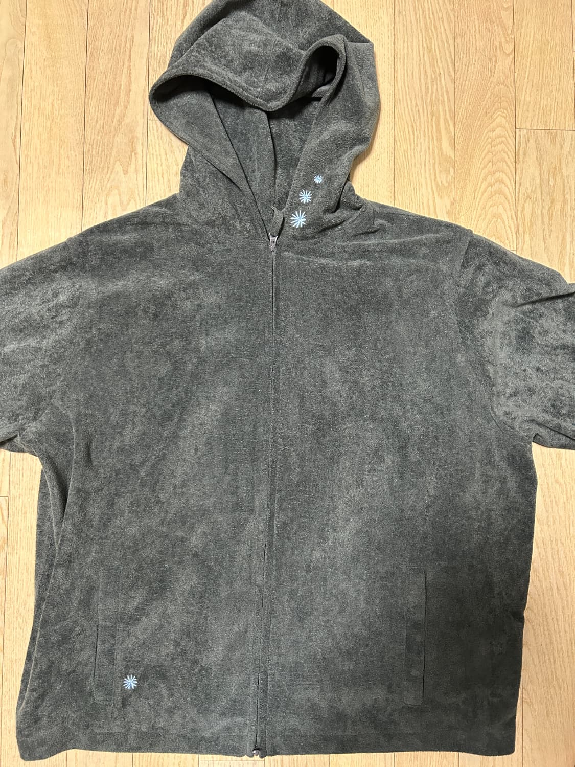 호노 리포트 [패플서x호노] 후드 집업_차콜 상품이미지1