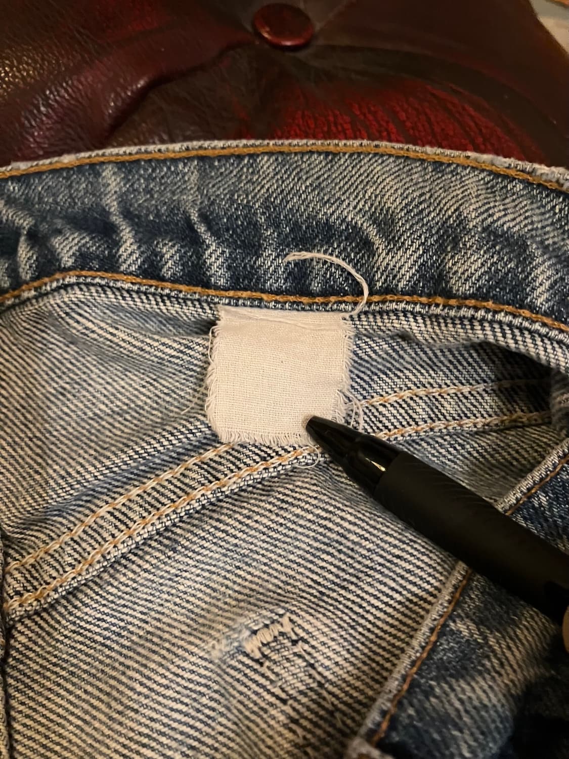 90s USA 빈티지 리바이스 517 부츠컷 데님 팬츠 상품이미지9