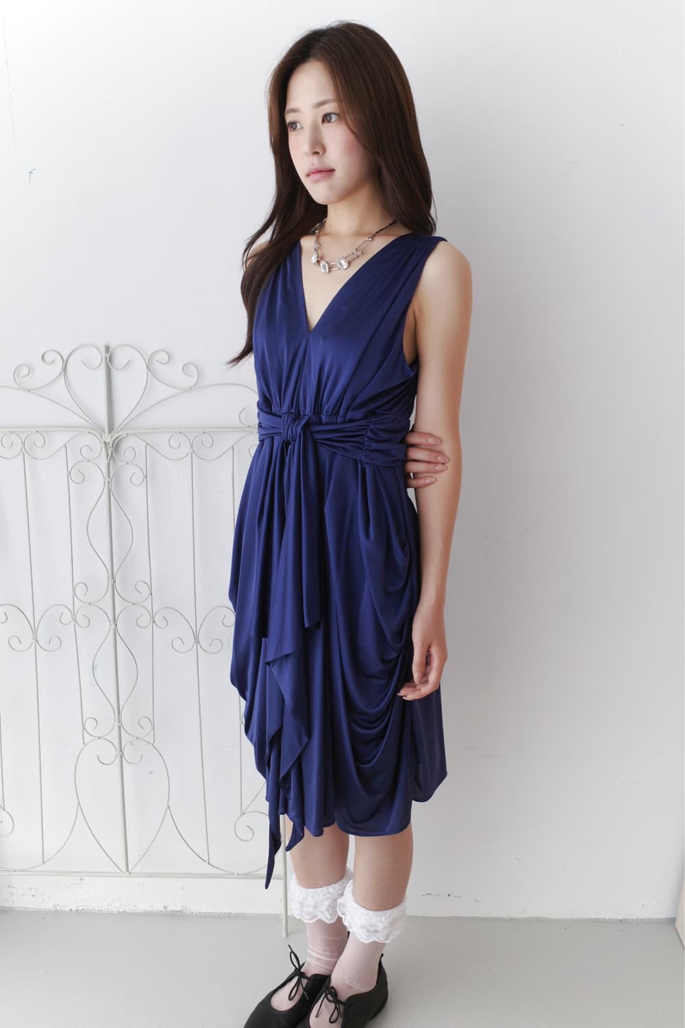 draping tie dress  상품이미지8