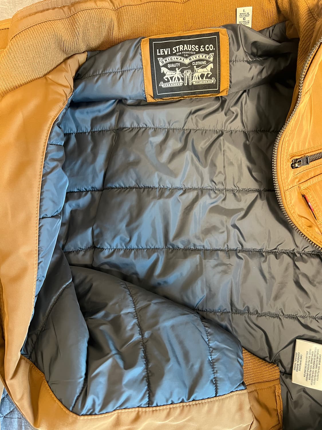 라바이스 트윌 스탠드 칼라 자켓(국내X) 상품이미지4