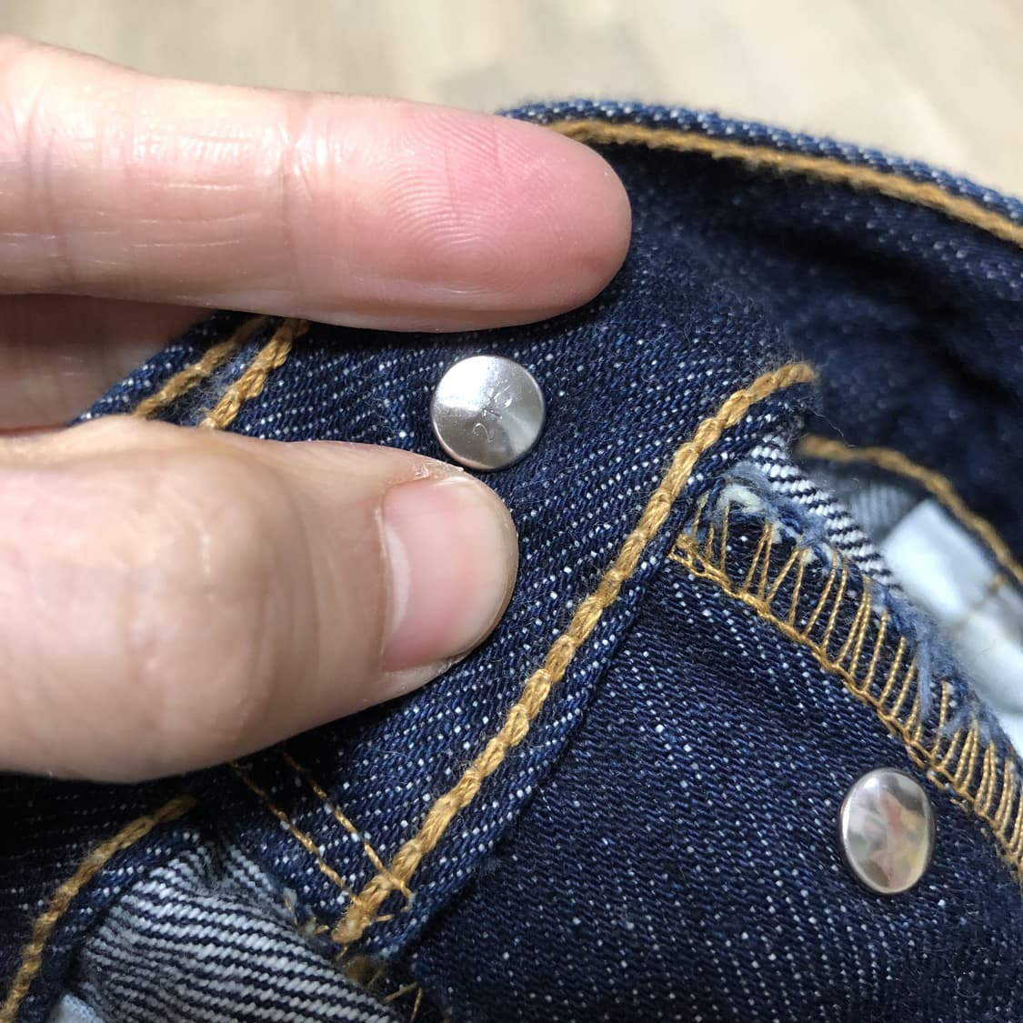 (35) 00's 리바이스 Levi's 501 스트레이트핏 중청 데님 상품이미지7