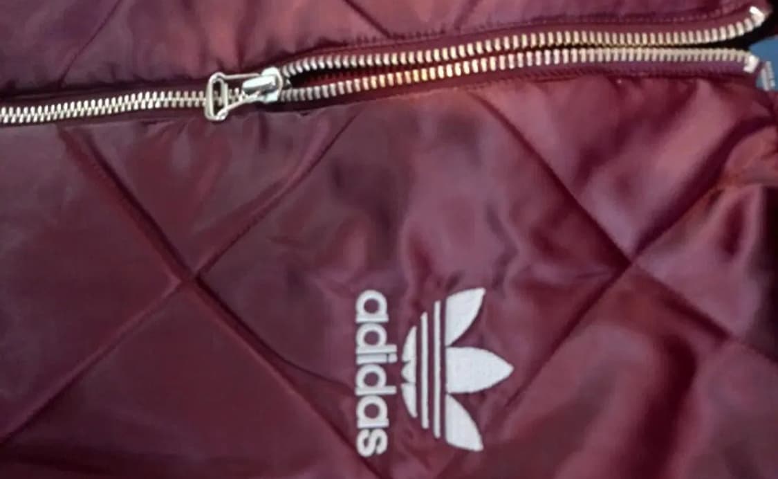 아디다스 대장급 퀄팅 버건디 마룬 트랙탑 저지 져지집업 110/XXL 상품이미지3