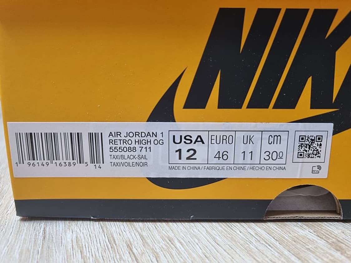 [300]조던1 하이 OG 택시  상품이미지2