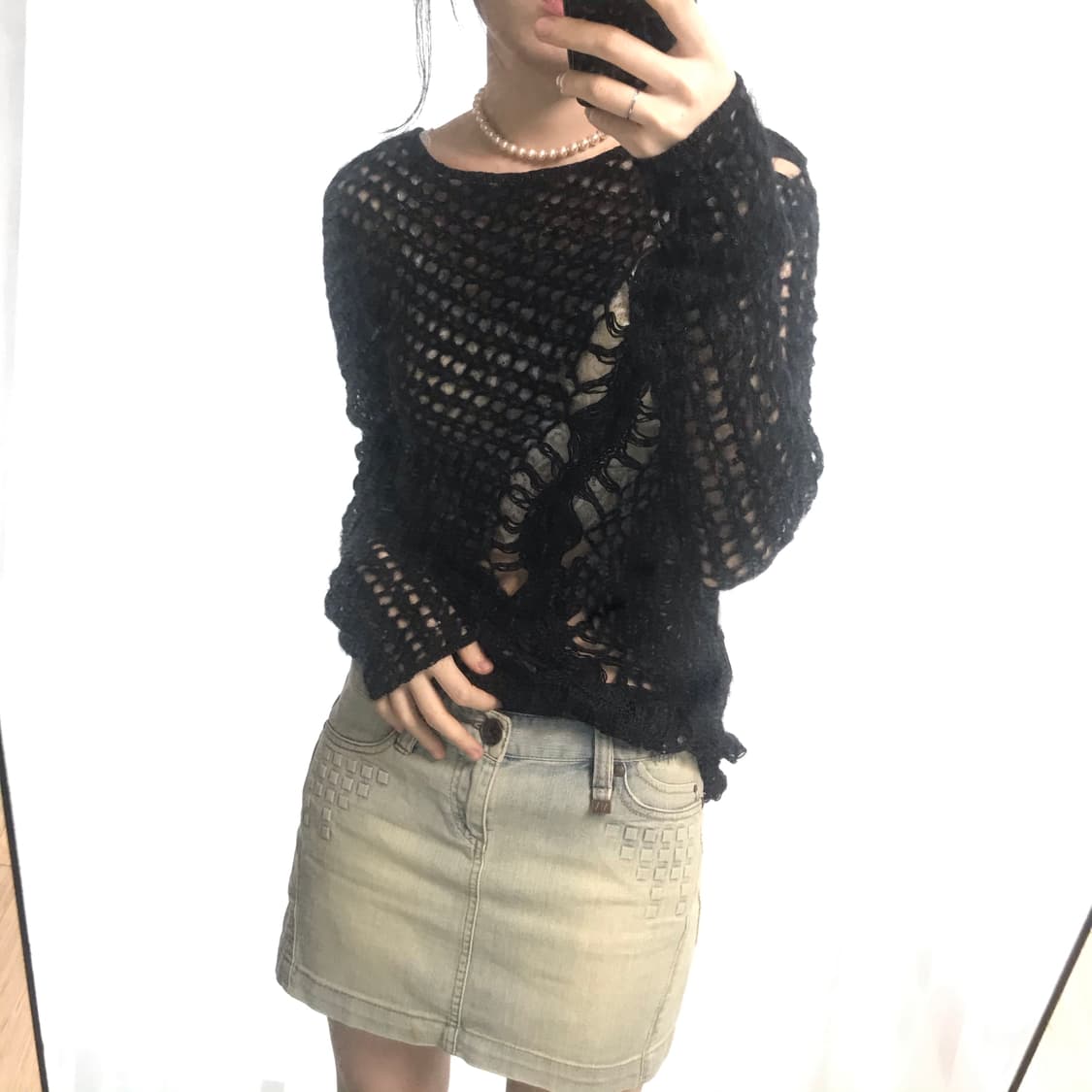 디젤 모헤어 니트 상품이미지7