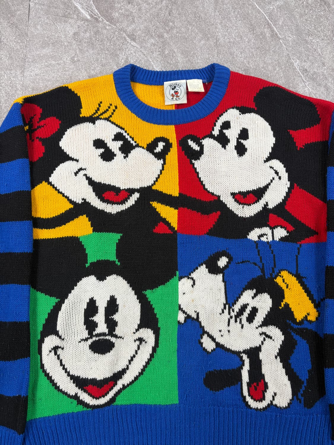 90's Vintage Mickey & Minnie Mouse Knit  상품이미지2