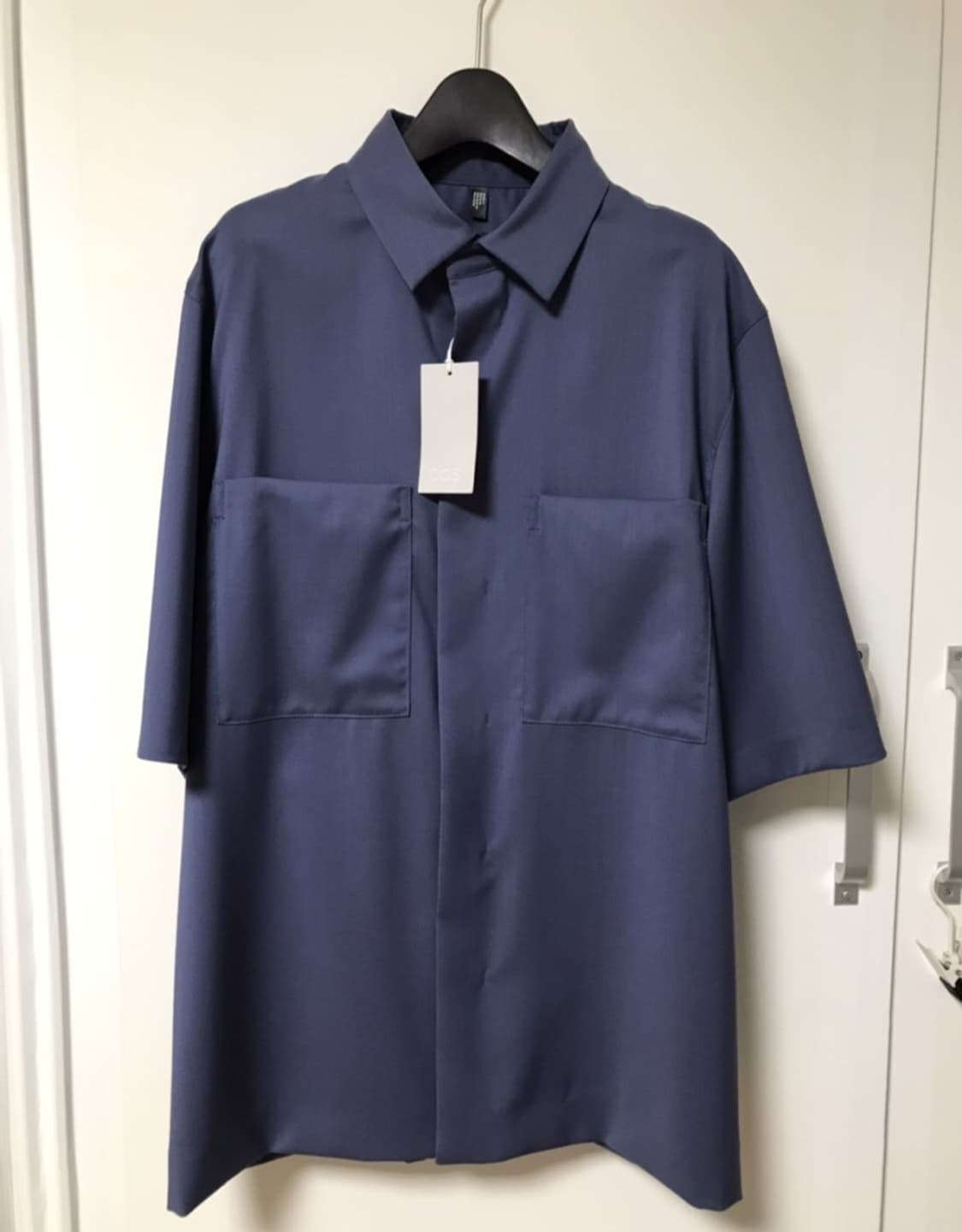 COS 포켓 반팔 셔츠 블루 상품이미지2