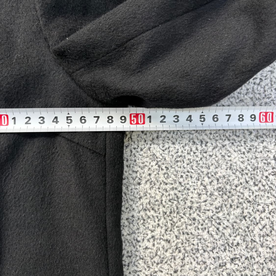 85 구호 캐시미어 노카라 하프 코트 0311J 상품이미지6