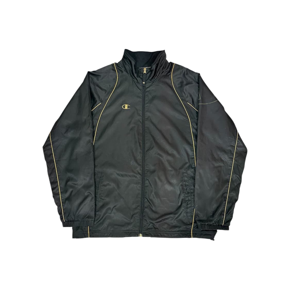 일본판 챔피온 오버핏 블랙 바람막이 올드스쿨 트랙 자켓 L 상품이미지5