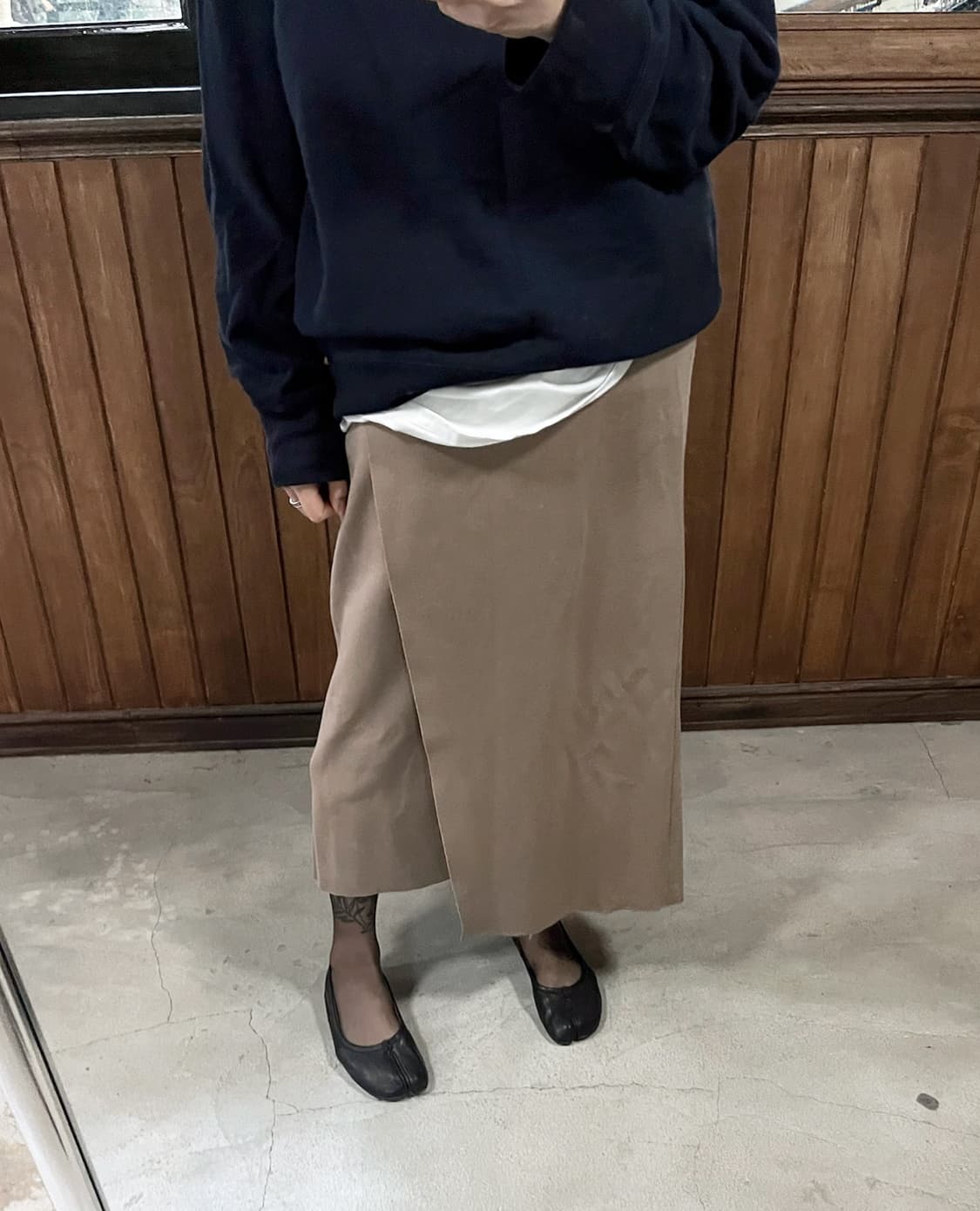 AURALEE wool smooth knit skirt 상품이미지1