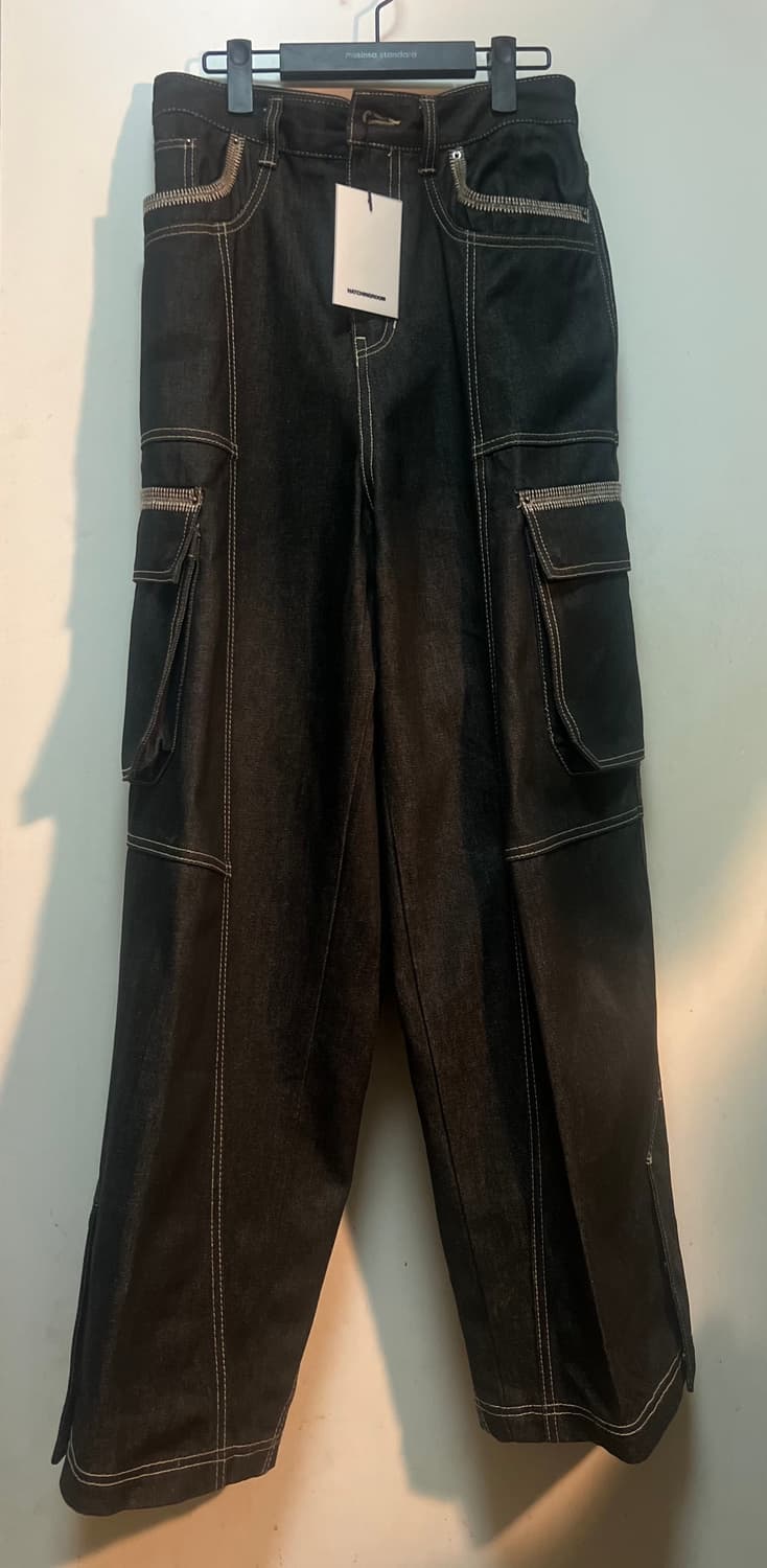 46)메종미네드 바지 OBLIQUE PATCH DENIM PANTS 상품이미지2