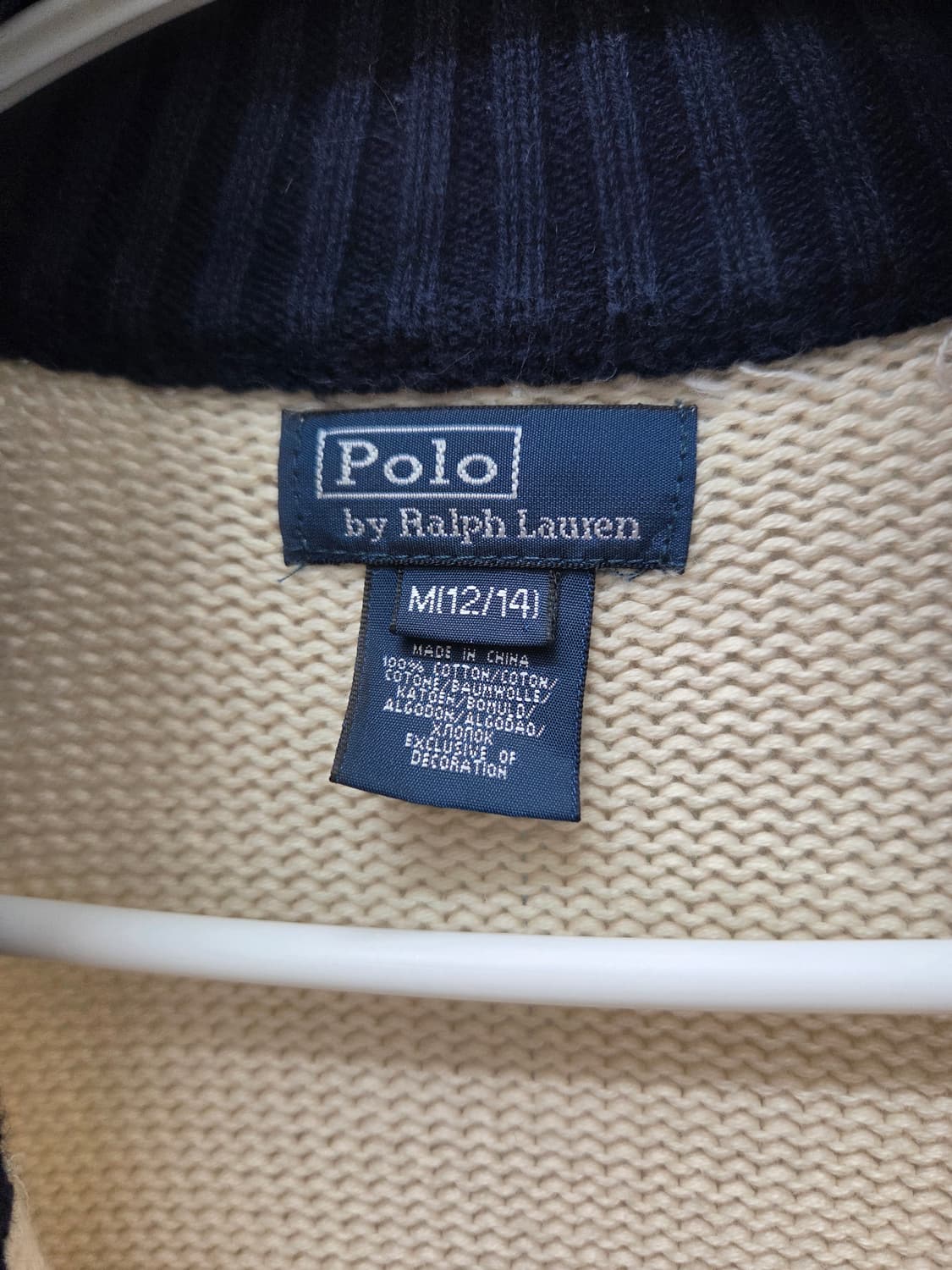 폴로 랄프로렌 니트 집업 상품이미지5