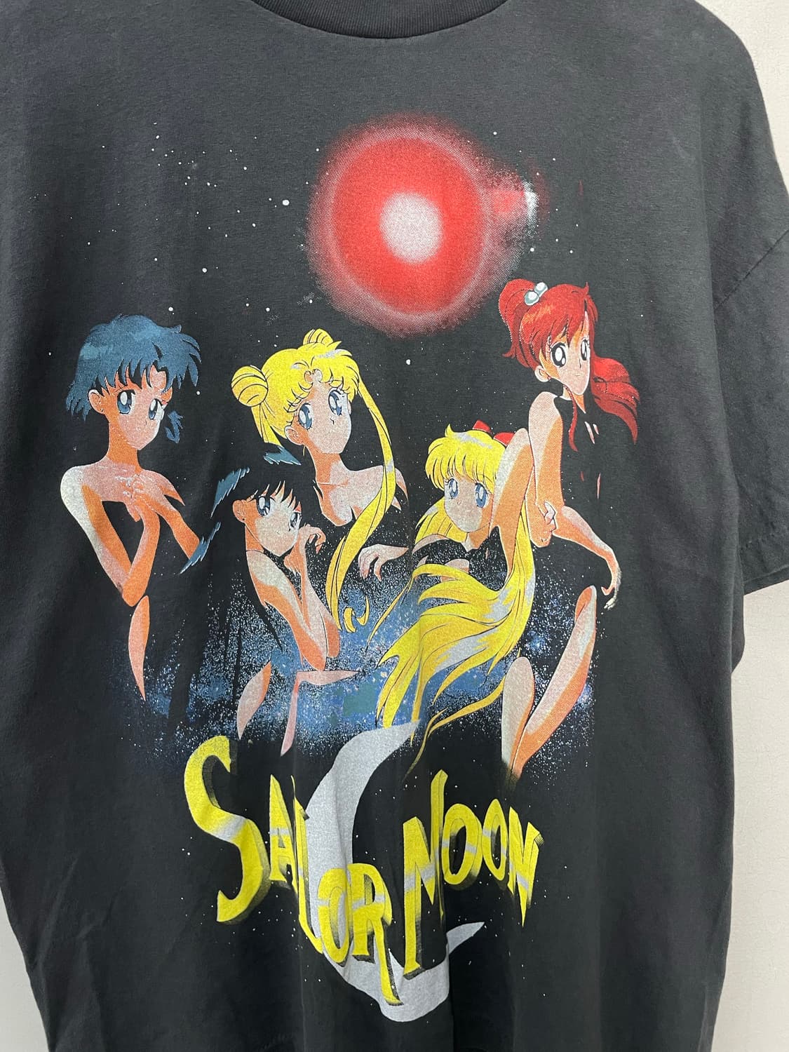 USA 오리지날 빈티지 세일러문 프린팅 아카이브 반팔 H2445 상품이미지3