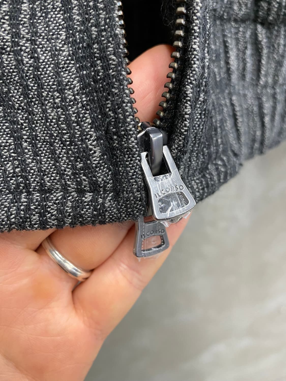 [L-XL] ILCORSO 일꼬르소 투웨이 집업 블루종 자켓 상품이미지3