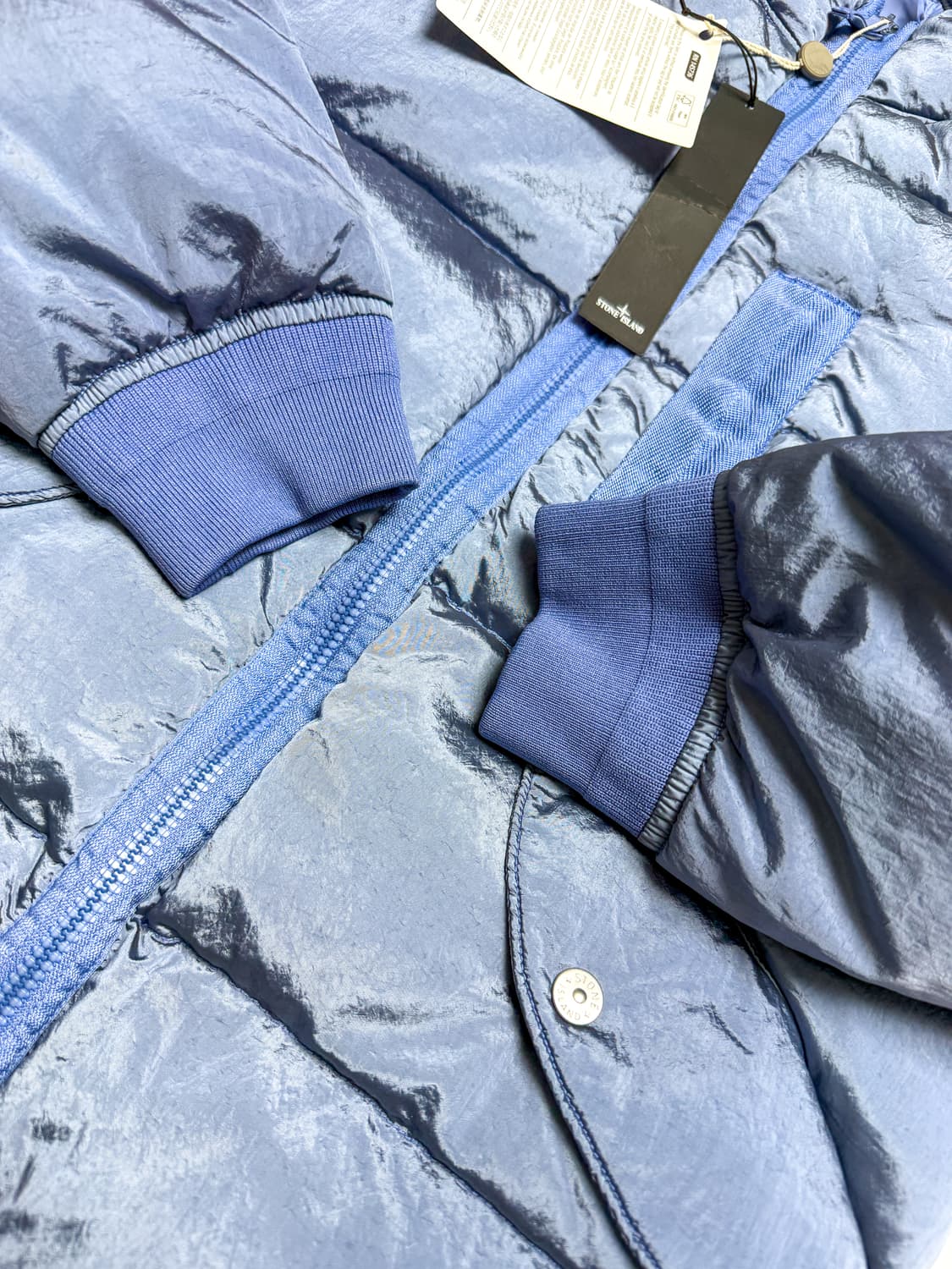 스톤아일랜드 나일론메탈패딩 블루 M 새제품 상품이미지8